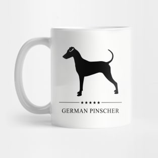 German Pinscher Black Silhouette Mug